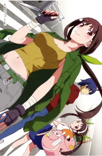 Plakat Anime Bakemonogatari bm_034 A1+ (custom)