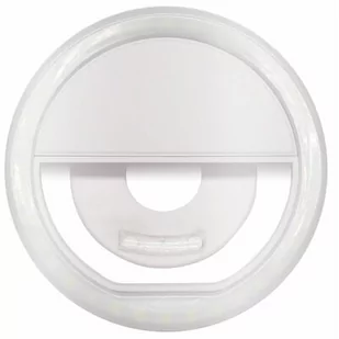 Lampka SETTY Selfie Mini Ring Biały - Pozostałe akcesoria do telefonów - miniaturka - grafika 1