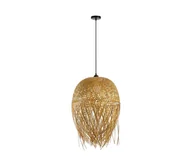 Lampy sufitowe - Immax 08271L - Żyrandol na lince HILO 1xE27/40W/230V śr. 45 cm bambus - miniaturka - grafika 1