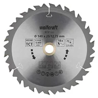 Tarcze do pił - WOLFCRAFT Piła tarczowa widia śr. 140 śr. 275 x 24 mśr. 8 zębów 6731000 - miniaturka - grafika 1