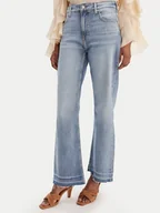 Spodnie damskie - BOSS Jeansy Soft Kick 50552430 Niebieski Flare Fit - miniaturka - grafika 1