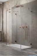 Kabiny prysznicowe - Radaway Essenza Pro Brushed Copper Kdj+S kabina 75x90x75cm lewa szczotkowana miedź 10097390-93-01L/10098075-01-01/10098075-01-01 - miniaturka - grafika 1