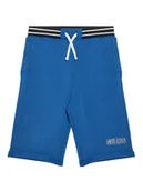 Spodenki damskie - Guess Szorty sportowe L5GD12 KA6R4 Niebieski Oversize - miniaturka - grafika 1