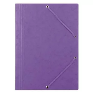 Donau Teczka z gumką , preszpan, A4, 390gsm, fioletowa 8643080-23PL - Teczki i skoroszyty - miniaturka - grafika 1