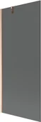 Parawany nawannowe - Mexen Next parawan nawannowy 1-skrzydłowy 80 x 150 cm, grafit, miedź szczotkowana - 895-080-000-00-40-65 - miniaturka - grafika 1