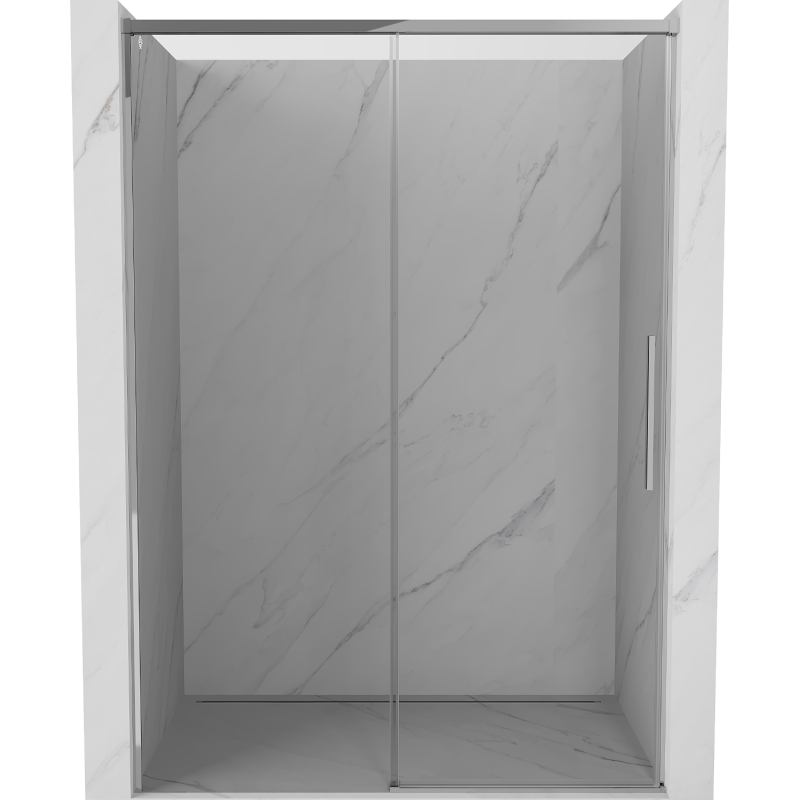 Mexen Rox drzwi prysznicowe rozsuwane 145 cm, transparent, chrom - 8C2-145-000-01-00