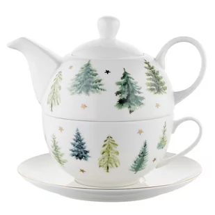Komplet Tea for one Florina Winterland 390 ml - Filiżanki - miniaturka - grafika 1