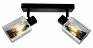 Lampy ścienne - Harlow - listwa 2 płomienna czarna 841302-30 - miniaturka - grafika 1