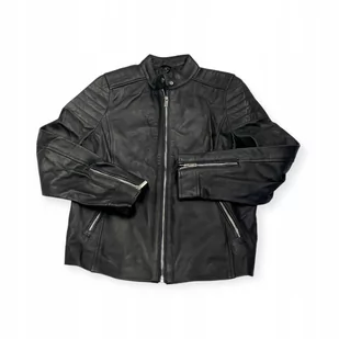 Skórzana kurtka damska ramoneska Real Leather L - Kurtki damskie - miniaturka - grafika 1