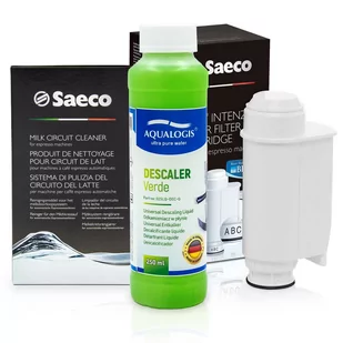 Zestaw Do Saeco Philips, Intenza+, Środek do Obiegu Mleka CA6705/60 , Odkamieniacz Verde 250ml - Akcesoria i części do ekspresów do kawy - miniaturka - grafika 1