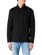 Kurtki męskie - Sisley Męska kurtka 322WSQ002 bluza, czarna 100, XXL - miniaturka - grafika 1
