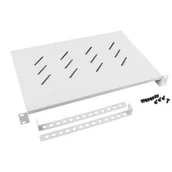 Czytniki kart pamięci - LANBERG Półka do szaf 19" LANBERG, 600mm, 1u - miniaturka - grafika 1