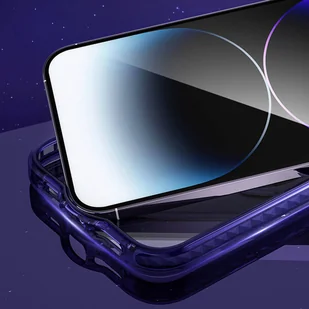 Kingxbar PQY Ice Crystal Series magnetyczne etui iPhone 14 Plus MagSafe różowo-niebieskie - Etui i futerały do telefonów - miniaturka - grafika 11