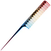 Grzebienie fryzjerskie - Grzebień fryzjerski do czesania włosów kolorowy - miniaturka - grafika 1