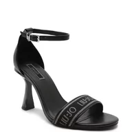 Sandały damskie - Liu Jo Sandały na szpilce LISA 12 - SANDAL SPREADING/FABRIC BLACK - miniaturka - grafika 1