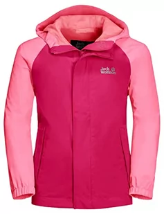 Jack Wolfskin Dziecięca Kurtka Tucan Kids Oddychająca Kurtka Przeciwdeszczowa, Orchid, 92 - Kurtki i płaszcze dla chłopców - miniaturka - grafika 1