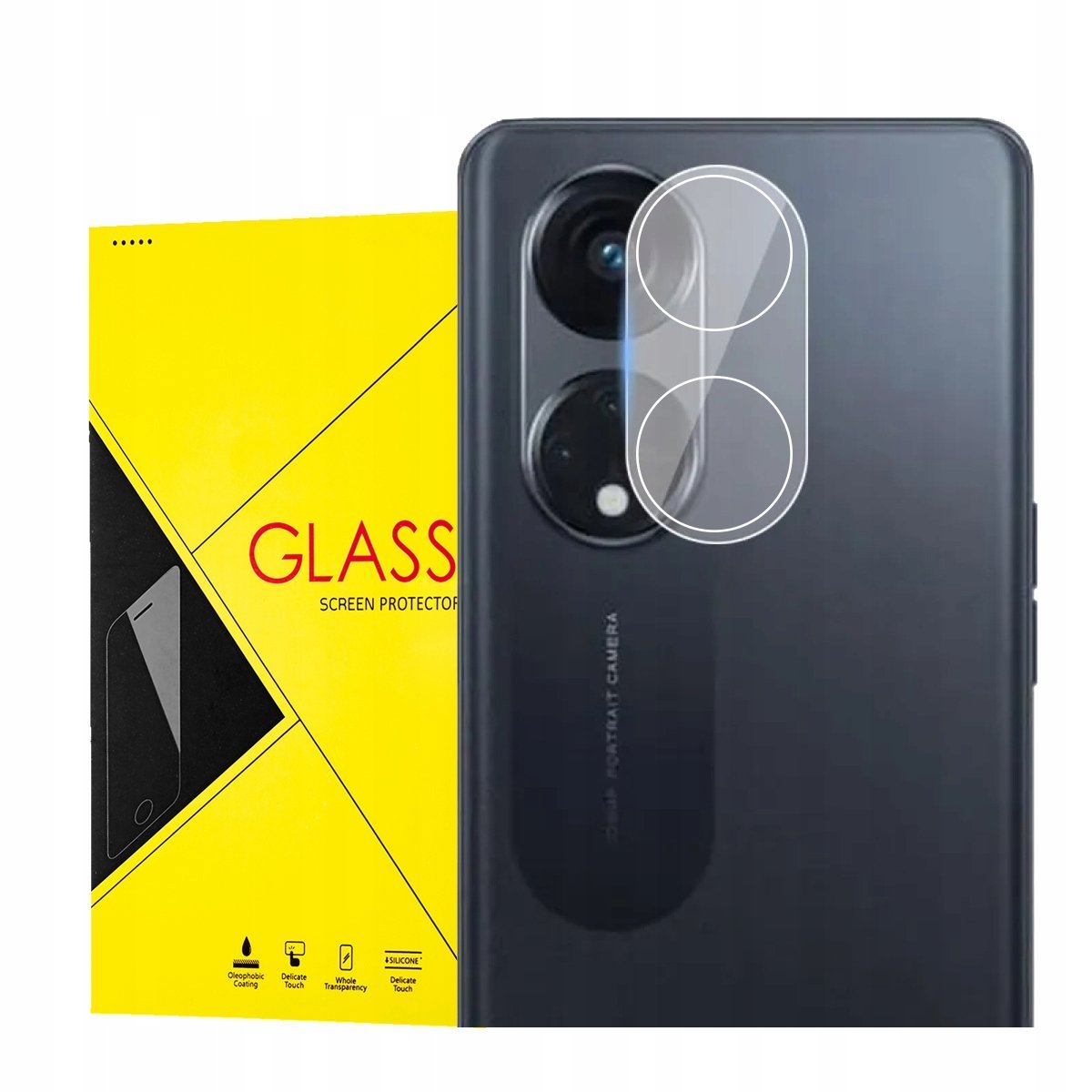 Szkło na aparat do OPPO A78 5G szybka na kamerę szkiełko na obiektyw