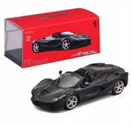 Samochody i pojazdy dla dzieci - Laferrari Aperta 1:43 Bburago Signature 18-36907 Czarny Model Samochodu - miniaturka - grafika 1