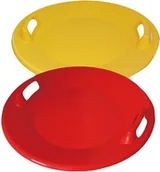 Sanki i ślizgacze - Jabłuszko Ślizg Talerz Zjazdowy Ślizgacz Do Zjeżdżania Ufo - Czerwony - miniaturka - grafika 1