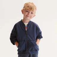 Bluzy dla chłopców - Reserved - Bluza bomber - Niebieski - miniaturka - grafika 1