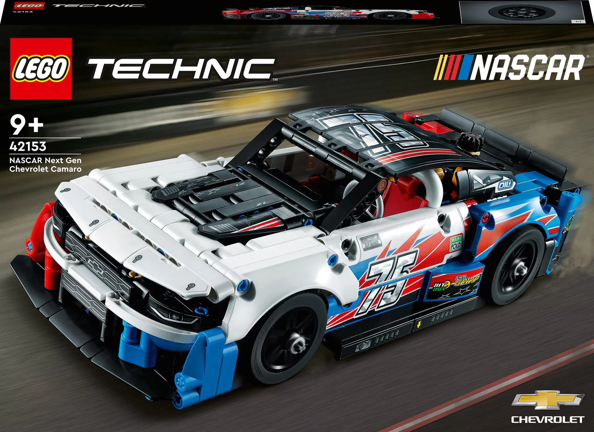 LEGO Technic Nowy Chevrolet Camaro ZL1 z serii NASCAR 42153
