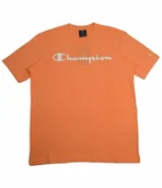 Koszulki męskie - CHAMPION T-SHIRT AMERICAN CLASSICS POMARAŃCZOWY S - miniaturka - grafika 1