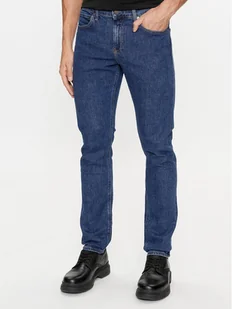Calvin Klein Jeansy K10K110708 Niebieski Slim Fit - Spodnie męskie - miniaturka - grafika 1
