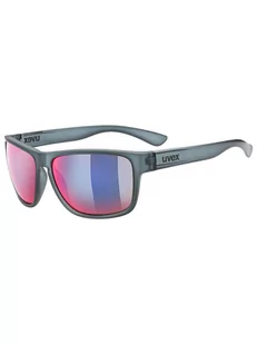 Uvex Okulary przeciwsłoneczne "LGL" w kolorze czarno-brązowo-niebieskim - Okulary korekcyjne, oprawki, szkła - miniaturka - grafika 1