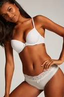 Majtki damskie - Hunkemöller Szorty brazyliany Dakota Biały - miniaturka - grafika 1