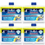 Środki do zmywarek - Finish Płyn do czyszczenia zmywarki czyścik Lemon zestaw 4 x 250 ml - miniaturka - grafika 1