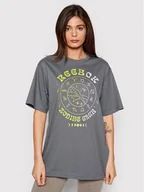 Koszulki sportowe damskie - Reebok T-Shirt Cropped Supernatural Graphic H49245 Szary Oversize - miniaturka - grafika 1