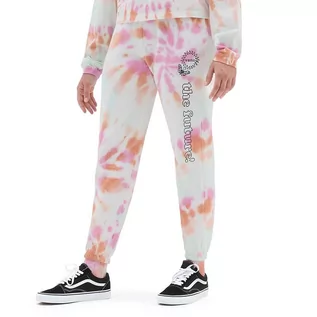 Spodnie damskie - Spodnie Vans Resort Wash Sweatpants VN000395WHT1 - biała - grafika 1