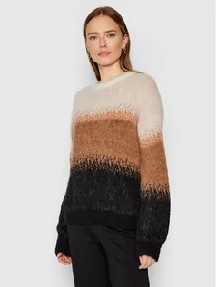 Swetry damskie - LIU JO Sweter WF1458 MA89A Kolorowy Regular Fit - grafika 1