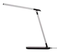 Lampy stojące - Czarno-srebrna lampka biurkowa LED - 5X A362 Gofido - miniaturka - grafika 1