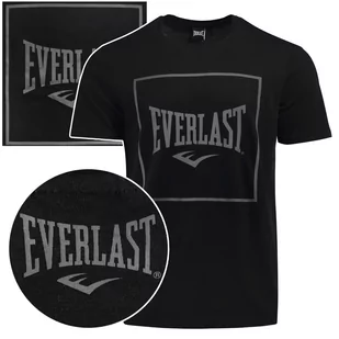 Everlast Koszulka Męska T-shirt Bawełniana Czarna Napis 291J86 Rozmiar XL - Koszulki męskie - miniaturka - grafika 1