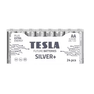 Bateria alk. LR6 TESLA SILVER+ F24 1,5V - Baterie i akcesoria - miniaturka - grafika 1