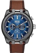 Paski - Diesel Męski Zegarek Split, Mechanizm Kwarcowy, Chrono, Koperta 51 mm, Skórzany Pasek Dz4643 - miniaturka - grafika 1