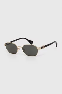 Okulary przeciwsłoneczne - Gucci okulary przeciwsłoneczne damskie kolor złoty - grafika 1