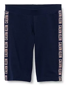 Calvin Klein Dziewczęce legginsy piżamowe, Navy Iris, 14-16 Lat - Legginsy - miniaturka - grafika 1