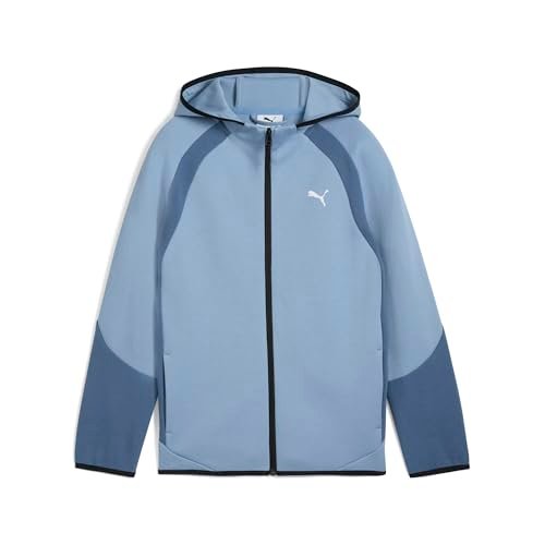 PUMA Bluza chłopięca Evostripe z kapturem na całej długości Dk B (1 szt.)