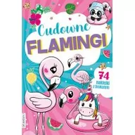 Książki edukacyjne - Junior.pl Cudowne flaming kolorowanka praca zbiorowa - miniaturka - grafika 1