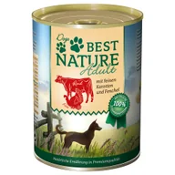 Mokra karma dla psów - Best Nature Dog Adult 6 x 400 g - Indyk, wołowina i marchew - miniaturka - grafika 1