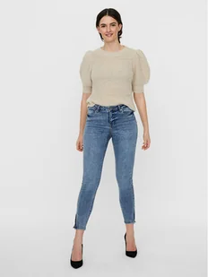 Vero Moda Jeansy Tilde 10247111 Niebieski Slim Fit - Spodnie damskie - miniaturka - grafika 1
