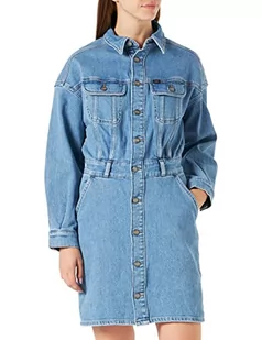 Lee Damska sukienka zapinana na guziki, Zastosowanie na dzień, L - Sukienki - miniaturka - grafika 1