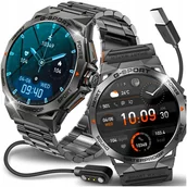 Smartwatch - Smartwatch zegarek męski menu PL Sport Puls rozmowy Wodoodporny JG Smart - miniaturka - grafika 1