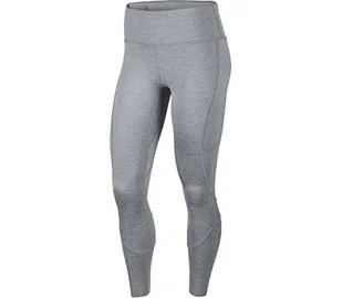 Nike W NK EPIC LX TGHT RNWY REFLCT Sport Trousers, Particle Grey/Htr/(Reflective silv), M - Spodnie rowerowe - miniaturka - grafika 1