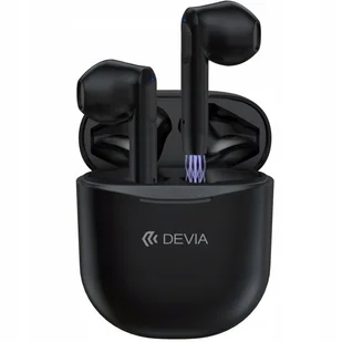 DEVIA BLUETOOTH TWS Czarny - Słuchawki - miniaturka - grafika 1