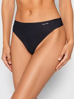 Majtki damskie - Calvin Klein Underwear Stringi 0000D3428E Czarny - grafika 1