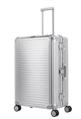 Walizki - Duża walizka TRAVELITE Next 79949-56 Srebrna - miniaturka - grafika 1