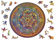 Puzzle - Puzzle Drewniane Premium 3D dla dorosłych Mandala Doskonała Harmonia XXL Adawoo - idealne na prezent na Święta, Urodziny, Imieniny, Walentynki - miniaturka - grafika 1